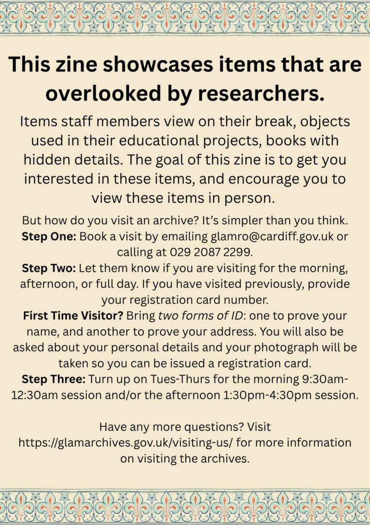 Outro page and visiting instructions